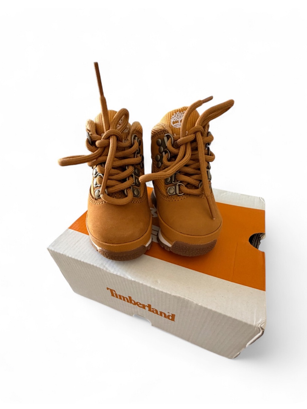 Timberland Kids Wheat Lace-Up Moc Toe Boots